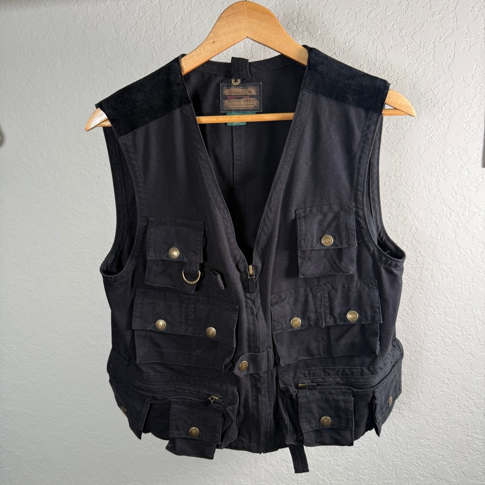 Lauren Ralph Lauren Black Utility Vest